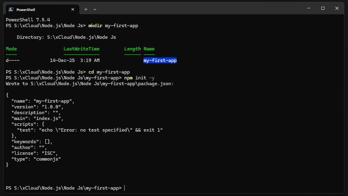 Setting Up npm for your project
