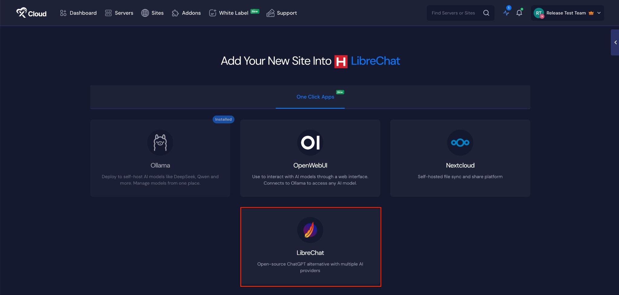 Deploy LibreChat with xCloud