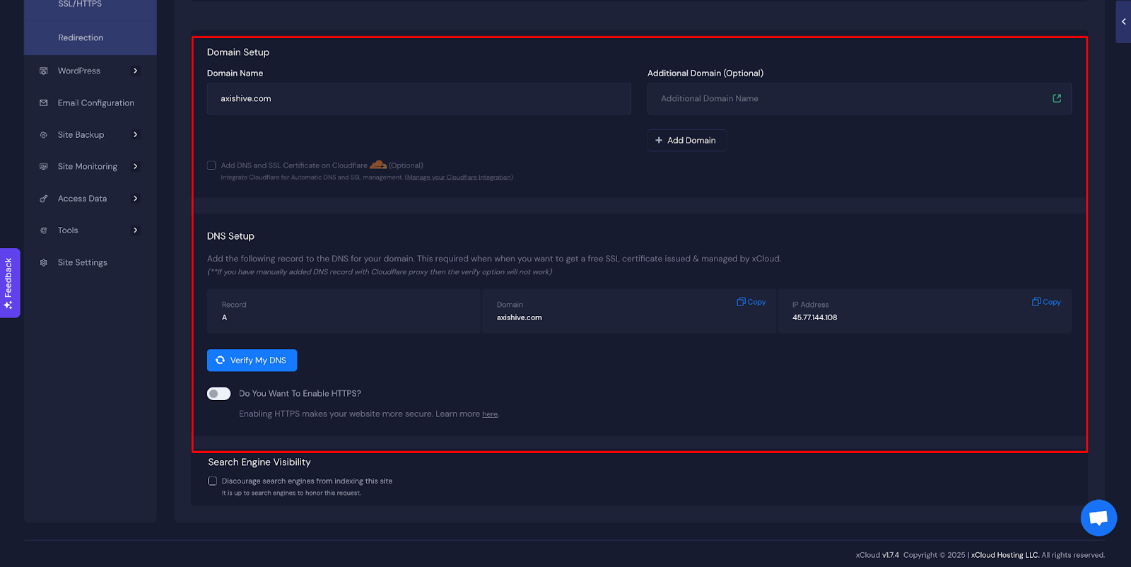 Go Live From Demo Site