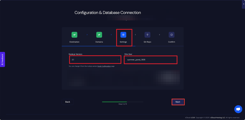 Configure Site Settings 
