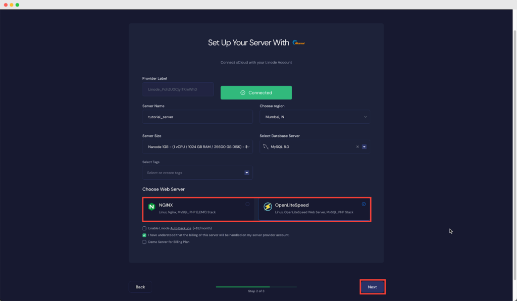 Connect the Account & Add the Necessary Information
