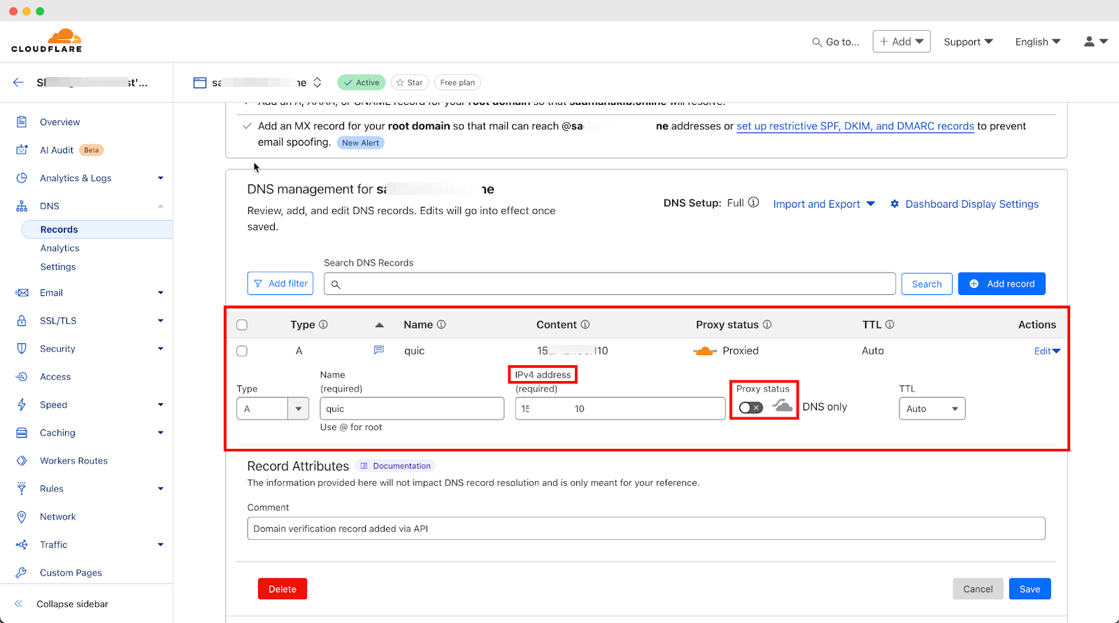 Troubleshoot QUIC.cloud CDN Connection Issue